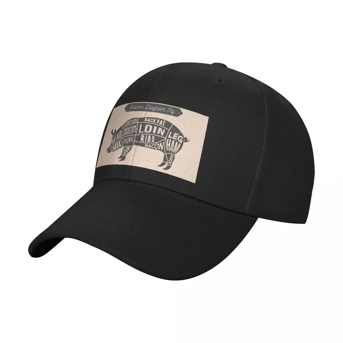 

Diagram Pig Baseball Cap Luxury Hat Luxury man cap Rugby Anime Women's Beach Men's