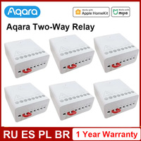 Original Mijia Aqara Two-way Control Module Wireless Relay Switch Controller 2 channels Work For Xiaomi Mihome APP and Home kit