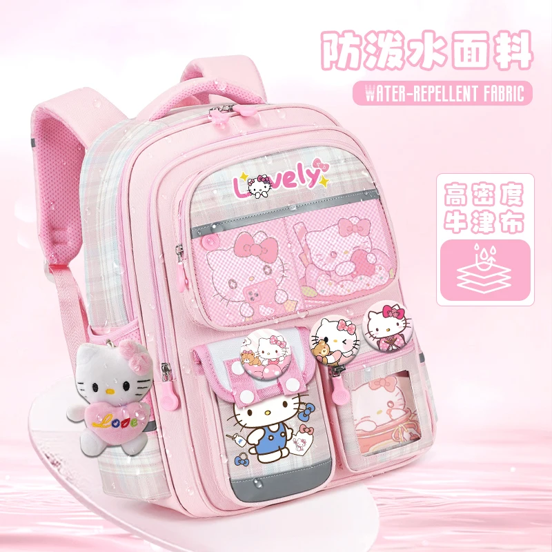 Melody backpack 2025 upgraded version of night reflective design Sanrio backpack nylon material large-capacity school backpack