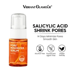 VIBRANT GLAMOUR Shrink Pore Minimizer Serum Salicylic Moisturizing Whitening Oil Control Remove Blackhead Acne Facial Care 30ml