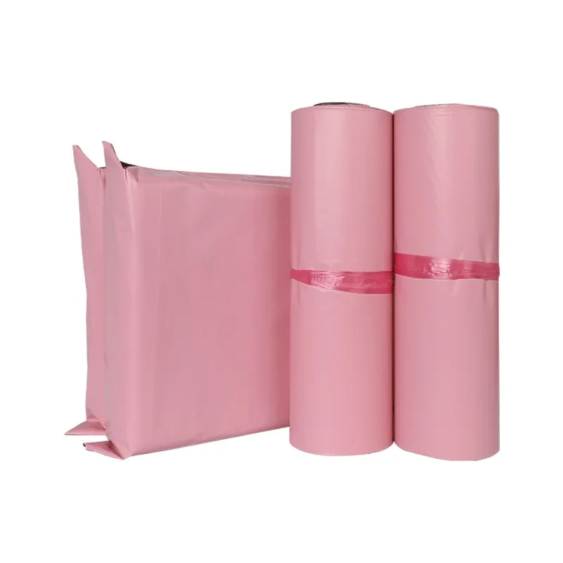 

4 Sizes Pink Express Bag Underwear Packing Shipping Envelopes Waterproof Mailing Bags Self Seal Poly Mailers Gift Pouches 50Pcs