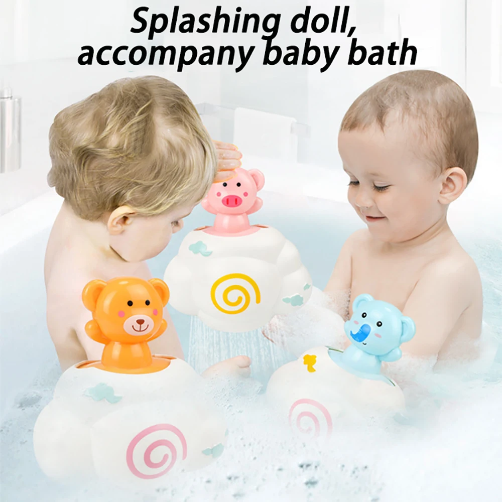 Children Cartoon Animal Shape Water Toy Feel Comfortable Kids Gifts Fun Shower Creative Baby Bathing Toys Cute Baby Accessories