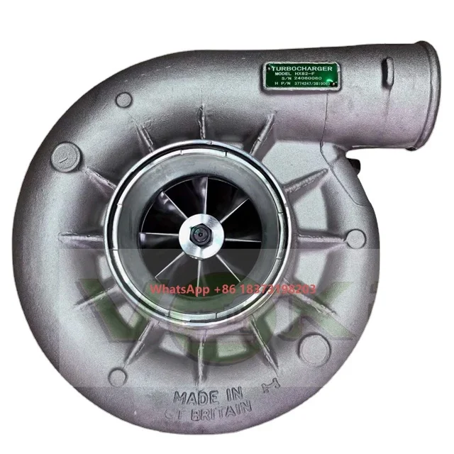

3819093 4043668 4043669 3774247 2801142 HX82-F Turbocharger for 553/651kw TWD1643GE Engine