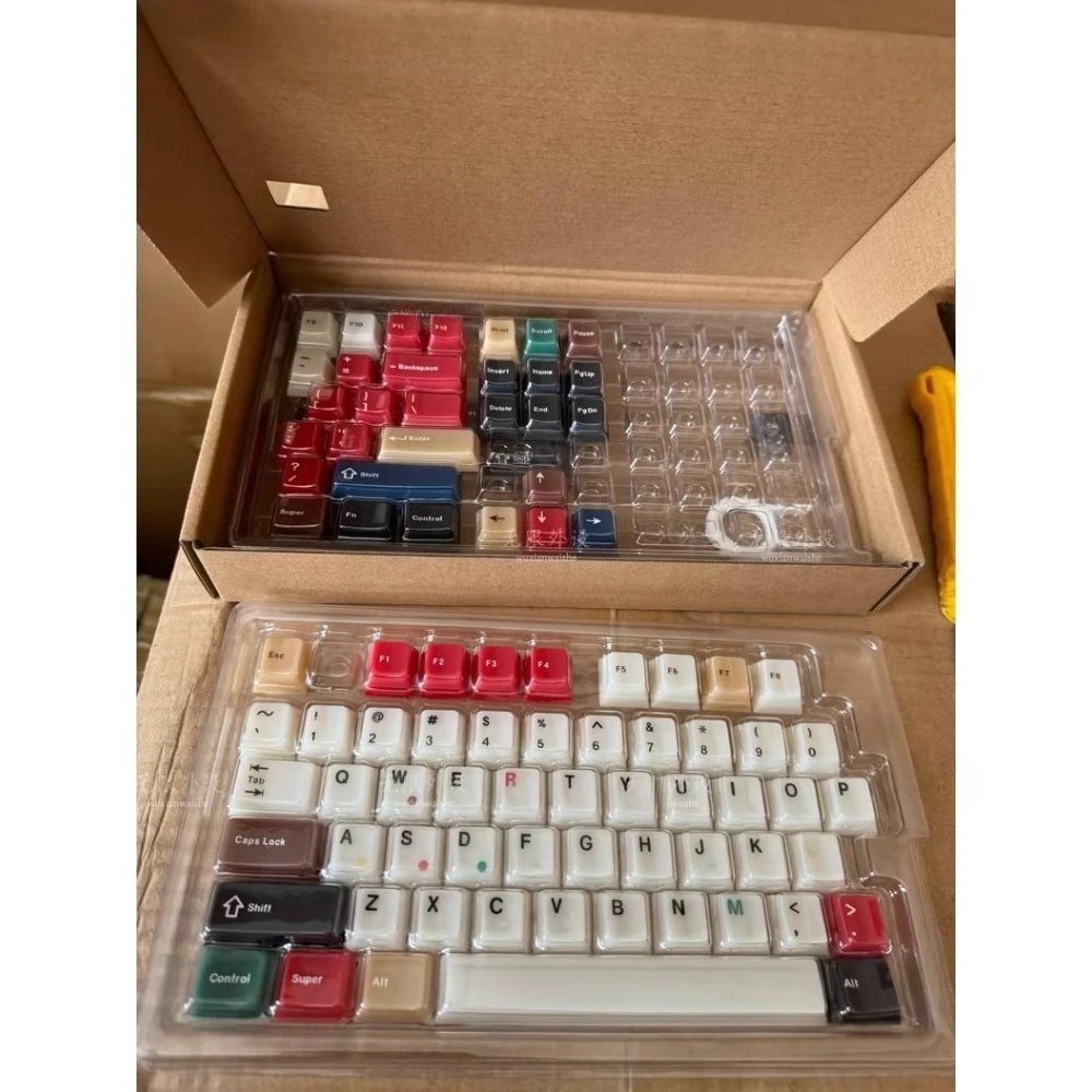 

Мягкая нефритовая смешанная лампа, колпачок для клавиш, передний вырезной вишневый профиль, 102, полный набор ключей, магнитная ось, игровой аксессуар, эргономичный аксессуар для ПК