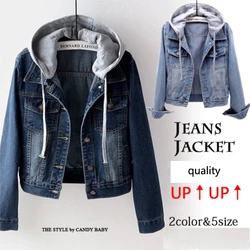 2024 Spring Autumn New Korean Style Slim Short Jacket Versatile Solid Color Long Sleeve Denim Jacket Women's Fashion NS5683