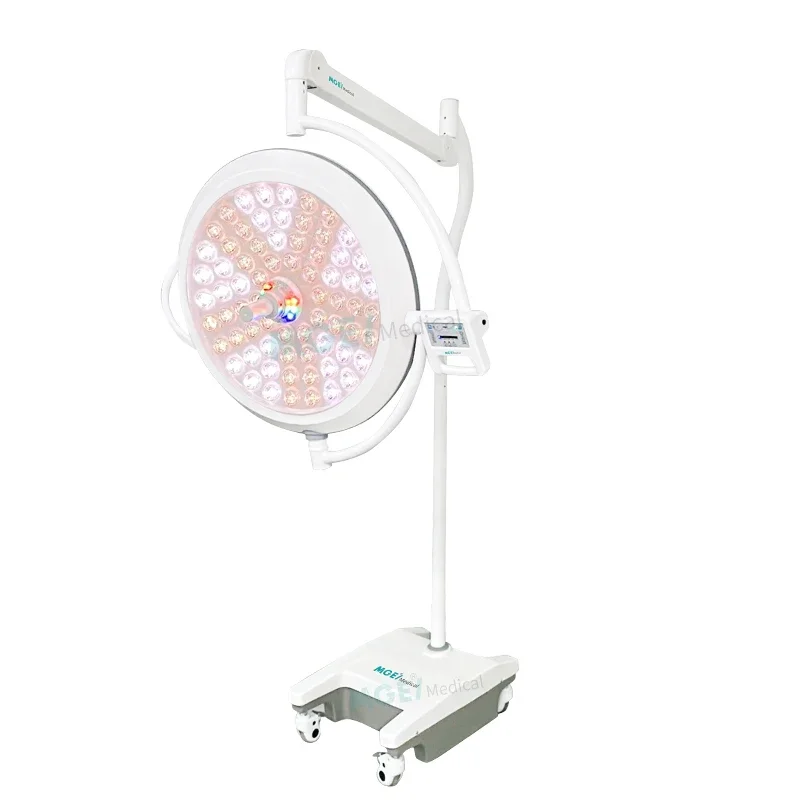 MGE-SL3R Mobile Portable Medical Shadowless Lamp Surgery LED With Backup Battery Lamp Theatre Room Surgical Operation Light