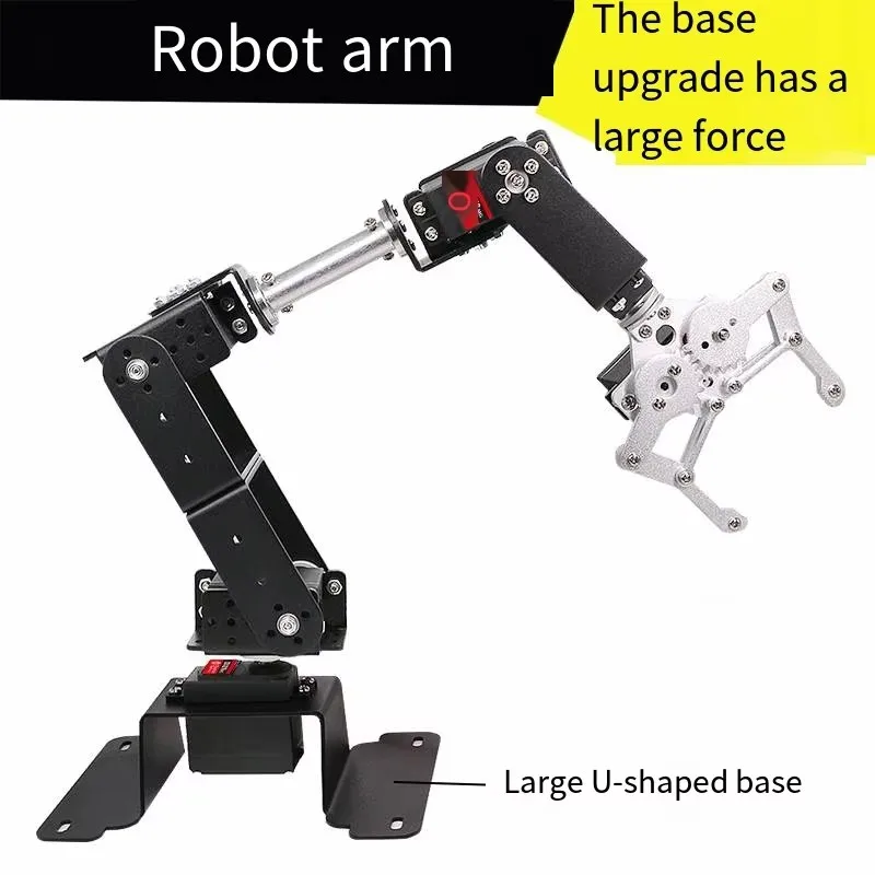 6 DOF روبوت مناور MG996 سبائك معدنية الميكانيكية الذراع المشبك مخلب عدة لروبوت اردوينو لتقوم بها بنفسك Ki UNO/ESP32 روبوت قابل للبرمجة