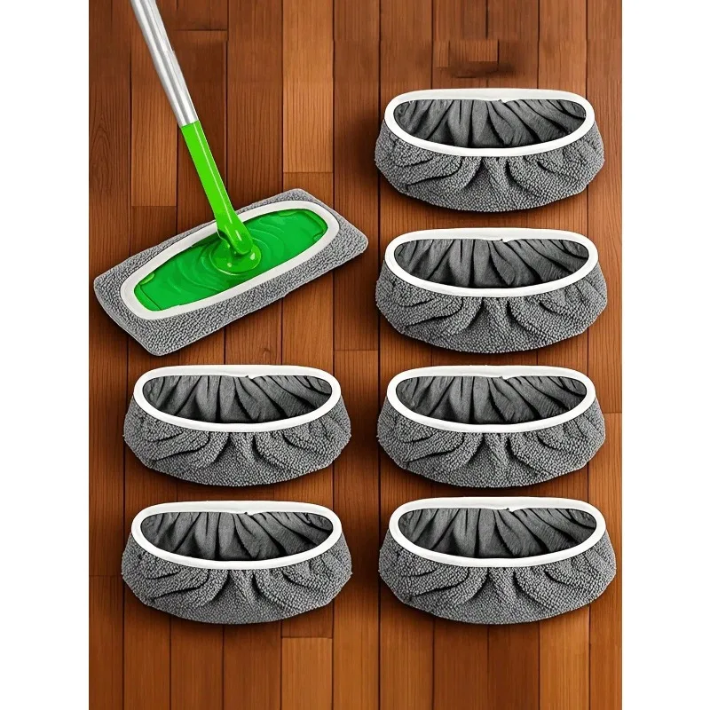 Pano de Reposição Reutilizável e Lavável para Mop, Acessório para Mop Plano, Refil de Mop para Limpeza Fácil, Durável para Pisos Domésticos