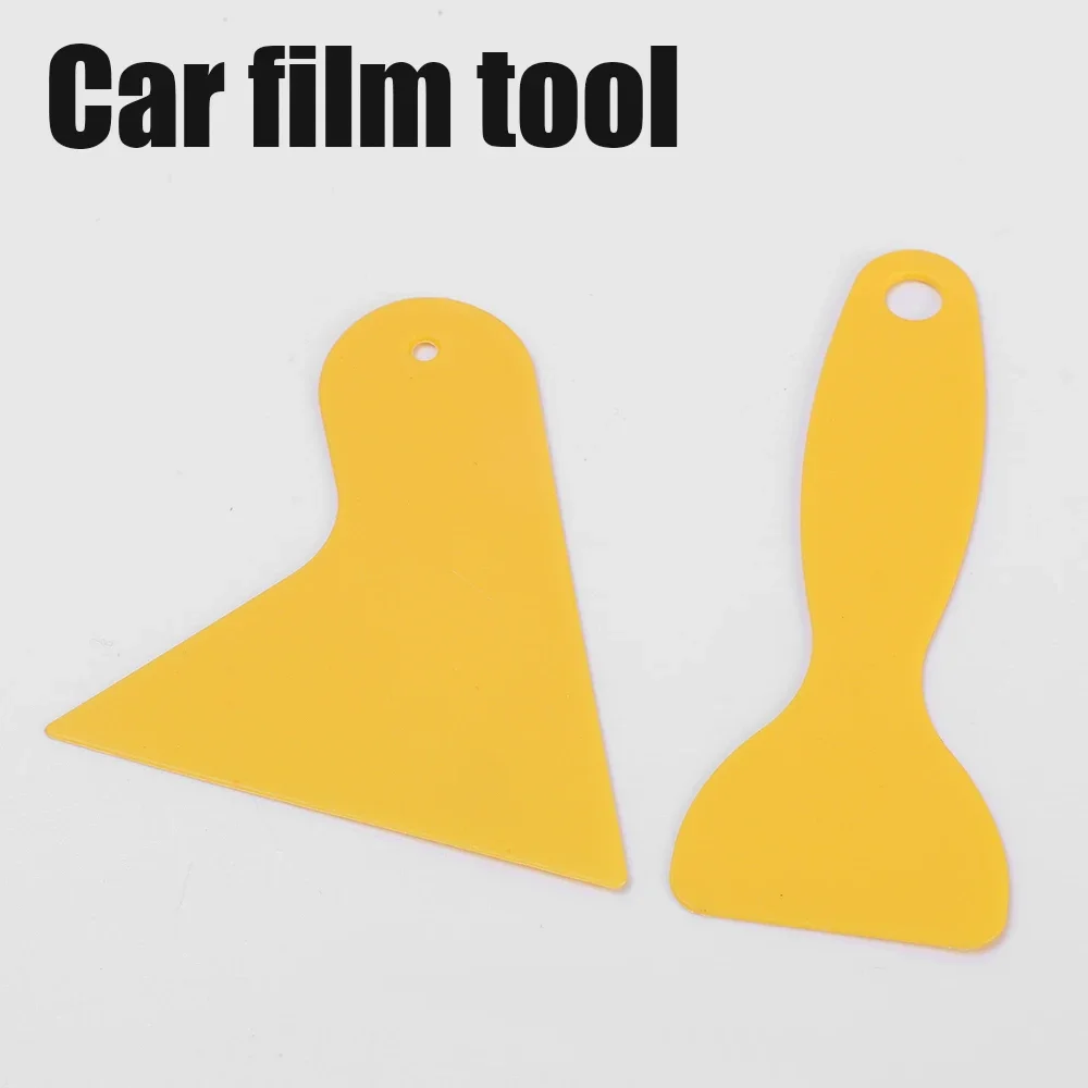 Yellow Scraper Car Film Application Tools Universal Auto Film Wrap Tint Tinted Sticker Scraper Hard Sticker Smooth Squeegee Kit