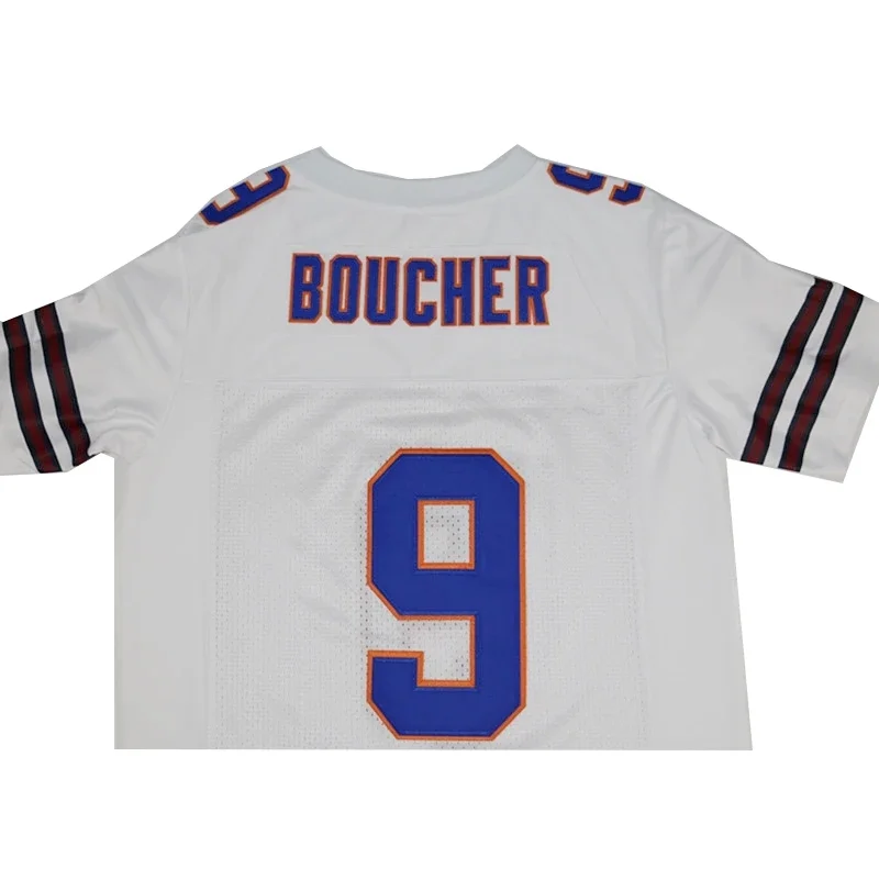 Bobby Boucher #9 The Waterboy Adam Sandler Movie Mud Dogs Bourbon Bowl Football Jersey