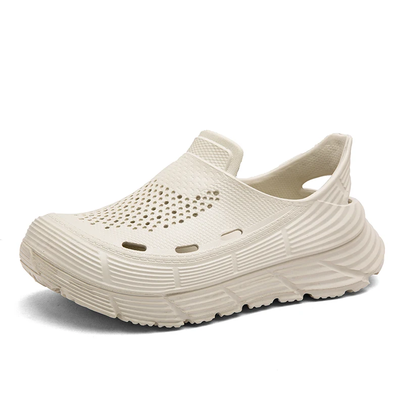 

Casual men's sandals, anti-slip thick-soled chef's shoes, indoor and outdoor anti-slip beach men's slippers large-sized sandals