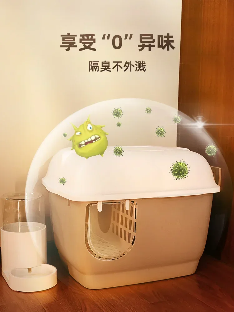 Cabinet Corner Large Litter Box Cat Closed Furniture Cute Toilet Cat Litter Box Pet Products Arenero Gato Pet Products