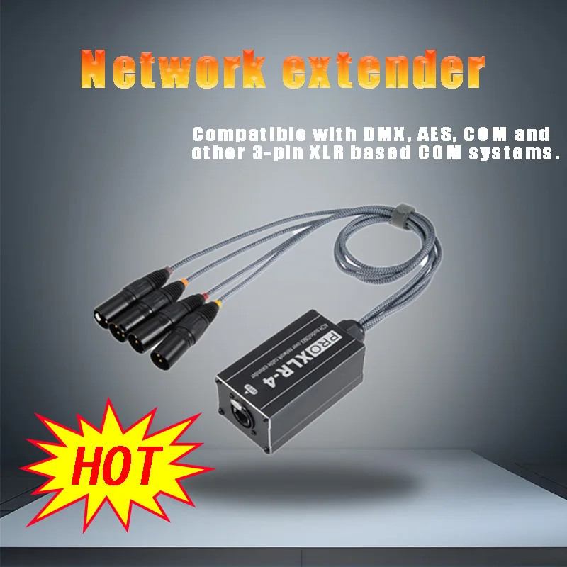 

RJ45 To XLR Audio Cable DMX Splitter For Snake Cable Network Extension Of Stage Or Studio Recording