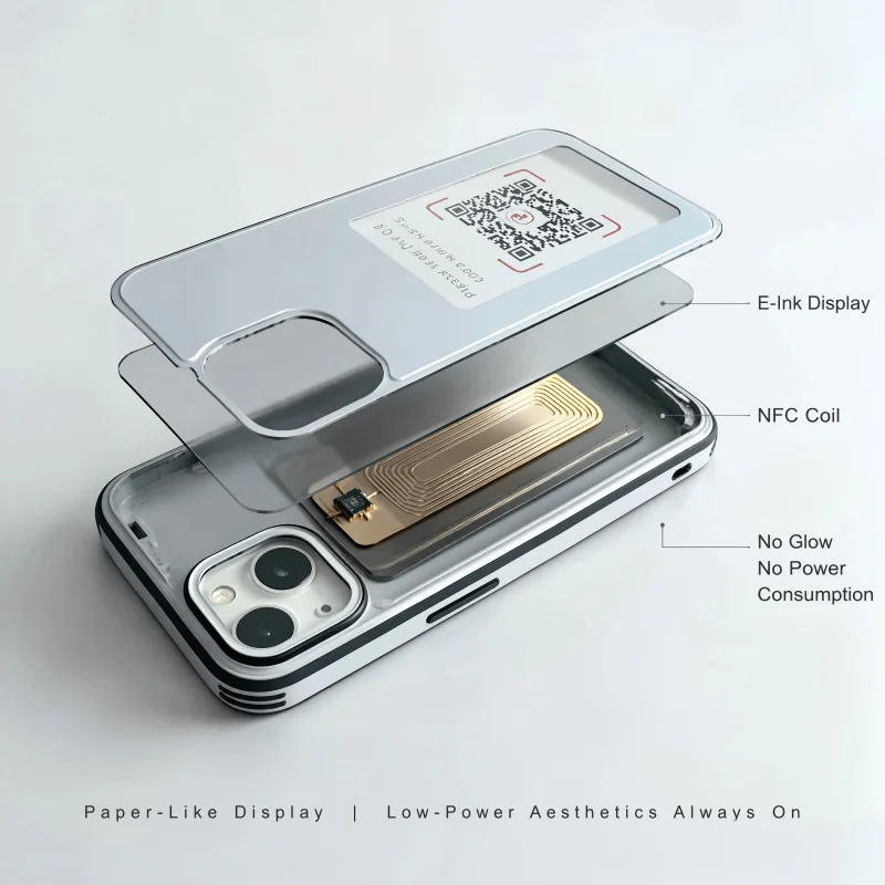 NFC E Ink Phone Case 3s Tap to - Gaming Console Wallpaper 评论和价格
