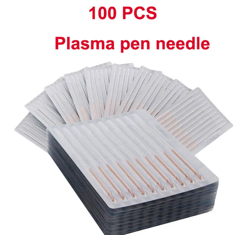 100 PCS Sterile Needle Mole Tattoo Removal Pen Needles For Spot Mole Freckle Plasma Point PenBeauty Machine