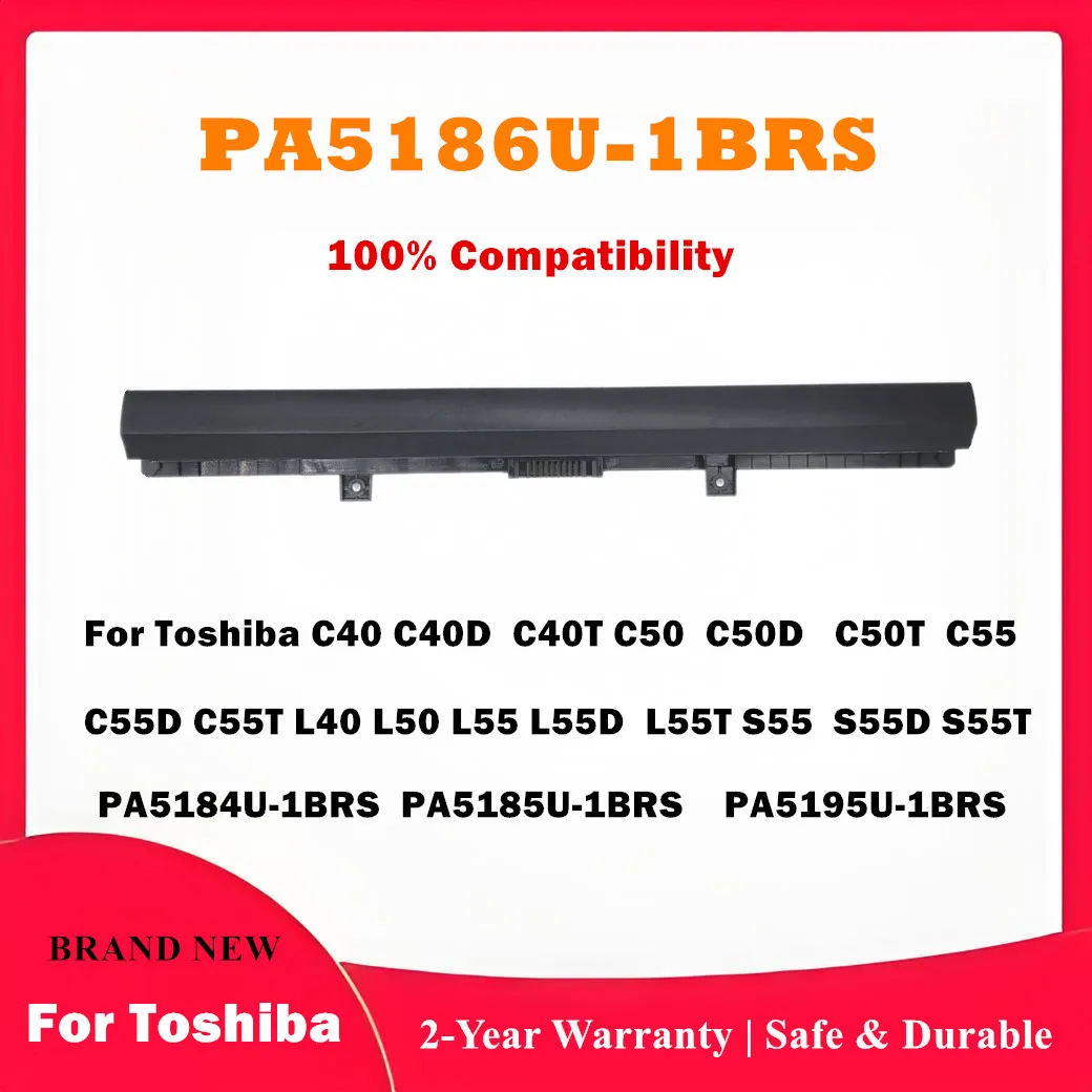 Replacement Battery for Toshiba PA5186U-1BRS Satellite C50-B C55-B C70-C L50-B L55-B S55-B Series