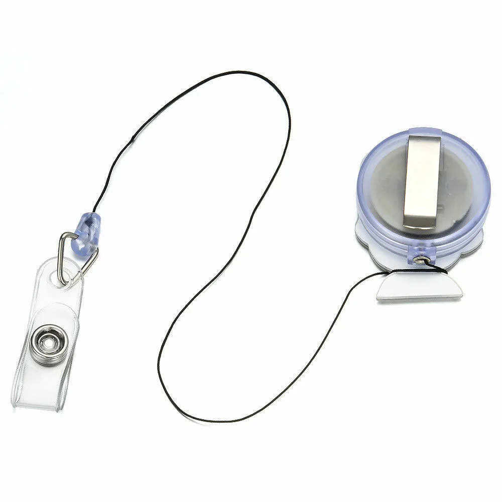 Cute Cartoon ID Name Card Clips Doctor Retractable Badge Holder Clip Card Holder Clip Office Supplies Name Card Holder