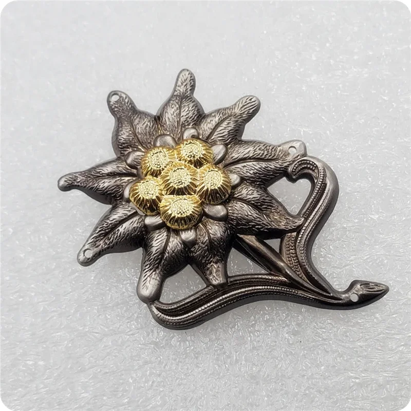 WW2 German Army ELITE Edelweiss Mountain Troops HAT BADGE