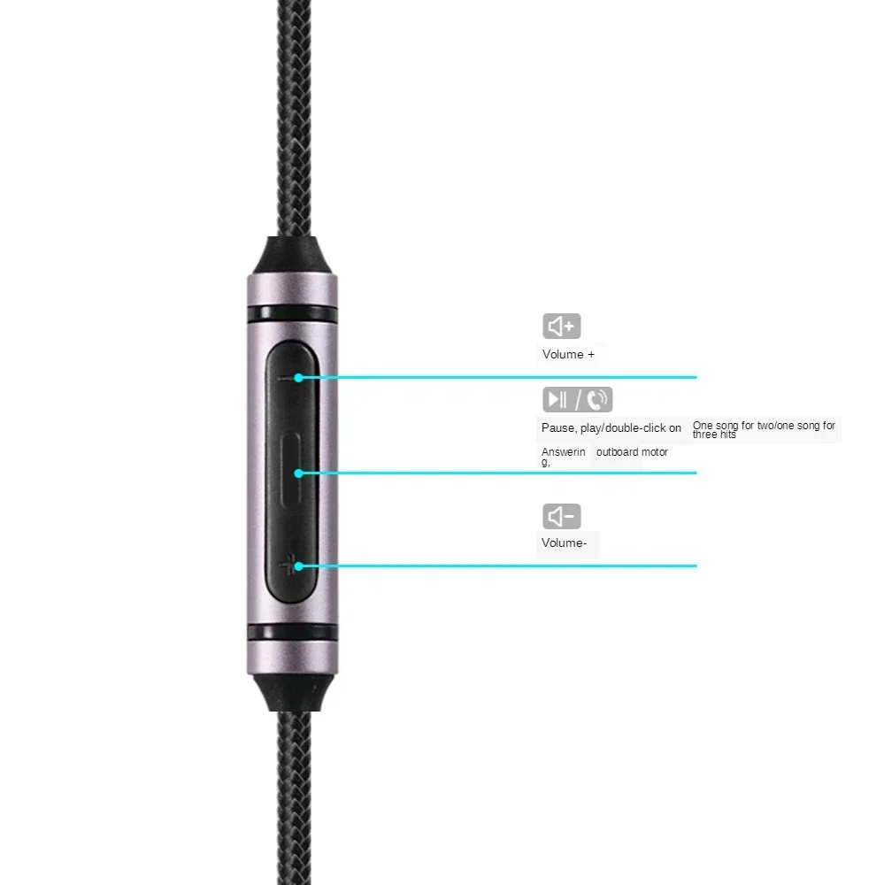 Cavo audio sostitutivo per cuffie Audio-Technica ATH-M50X M40X adatto a molti cuffie