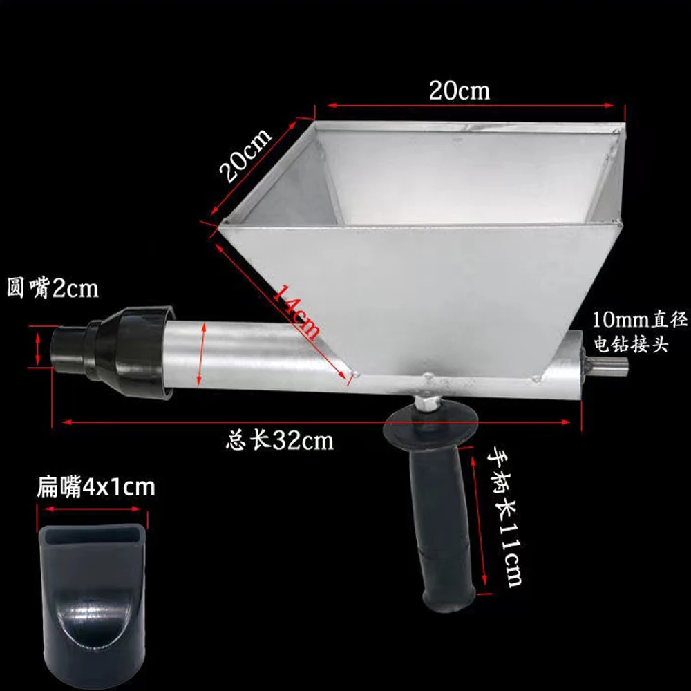 Imagem -06 - Pistola de Calafetagem de Cimento Pulverizador de Argamassa de Cimento Argamassa Aplicadora Pistola de Enchimento de Argamassa de Cimento Bomba de Calafetagem de Cimento Diy