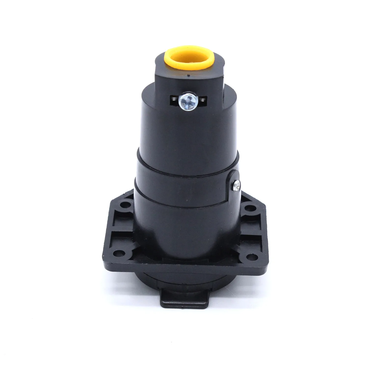 SINOCMP 12V 7 Pin Round Trailer Plug 7 Way Socket Adapter Wiring Connector Automotive Exterior Accessories