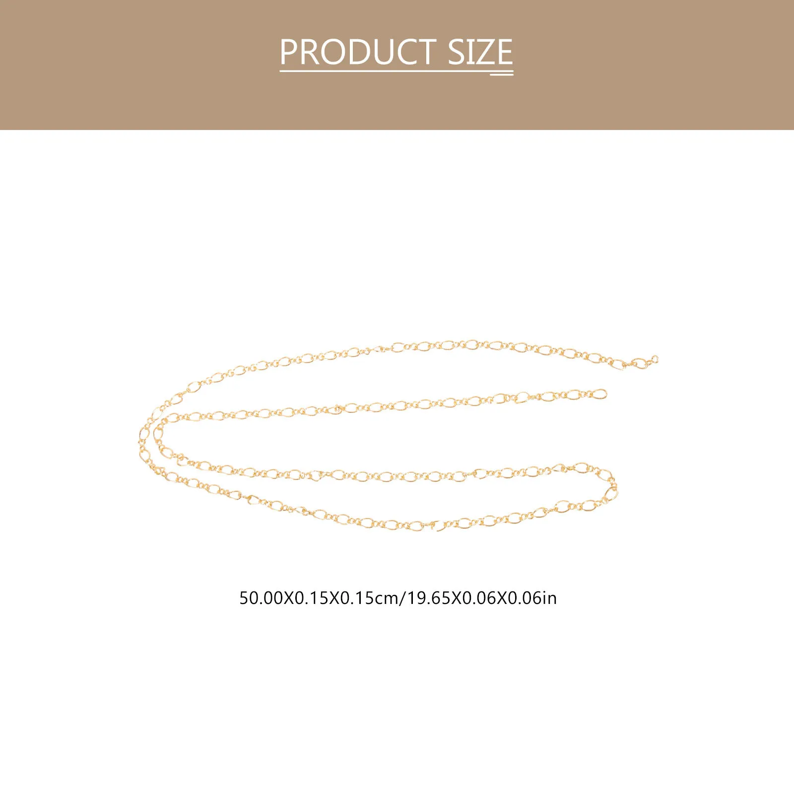 5 stuks nagelkettingen voor kunstkoper sterk duurzaam gemakkelijk te gebruiken nagelkettingdecoraties voor professionele salons en beginners