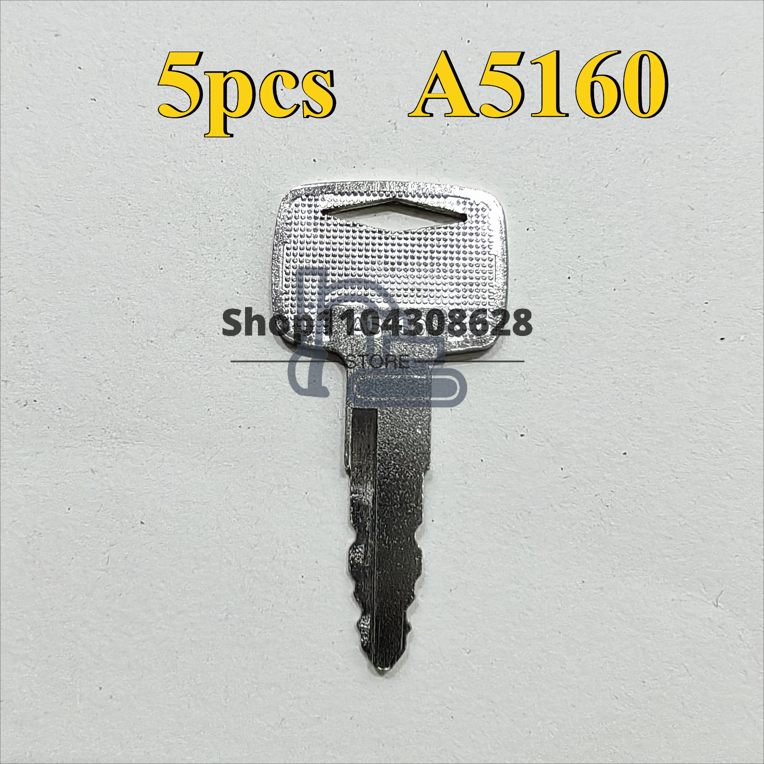 

5 PCS A5160 Keys 91A07-01910 Ignition Key For Mitsubishi Forklift A5160