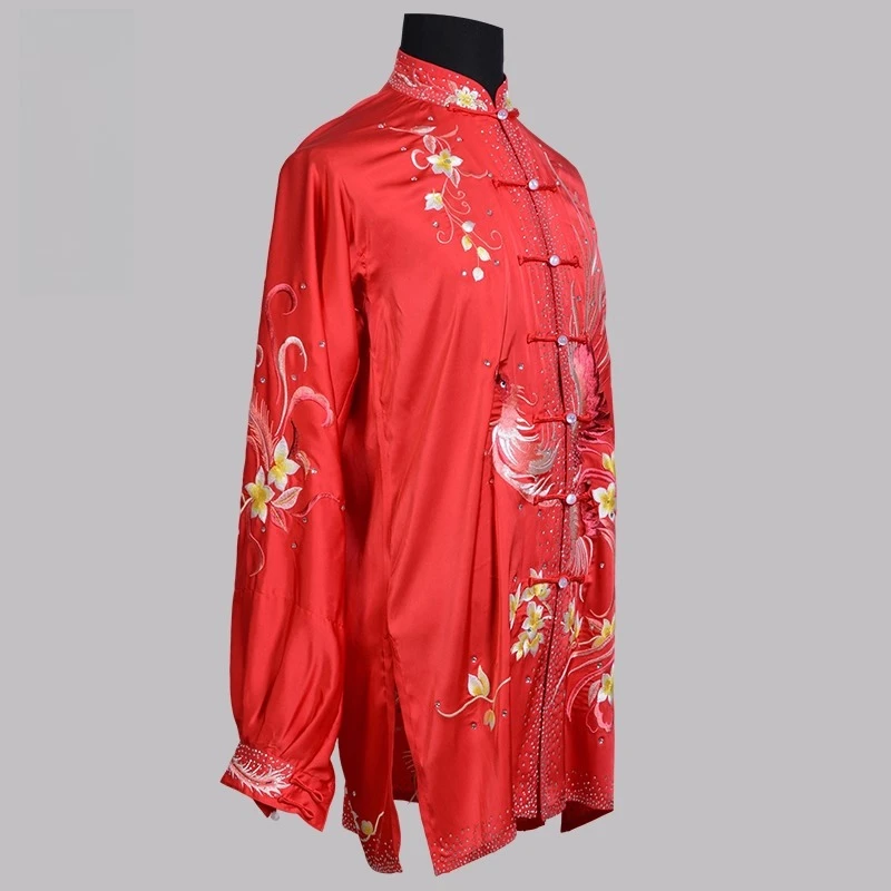 زي فنون الدفاع عن النفس المخصص المطرز بدلة تاي تشي زي الكونغ فو الفاخر لعروض المسابقات والارتداء اليومي