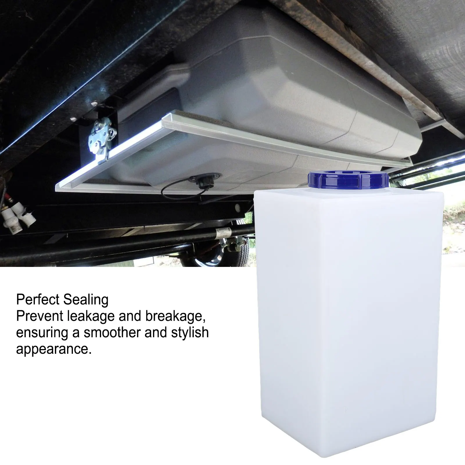 RV Water Tank 5 Gallons RV Fresh Water Versatile Perfect Sealing Anti Shock Flexible Use RV Water Storage Container for Yacht