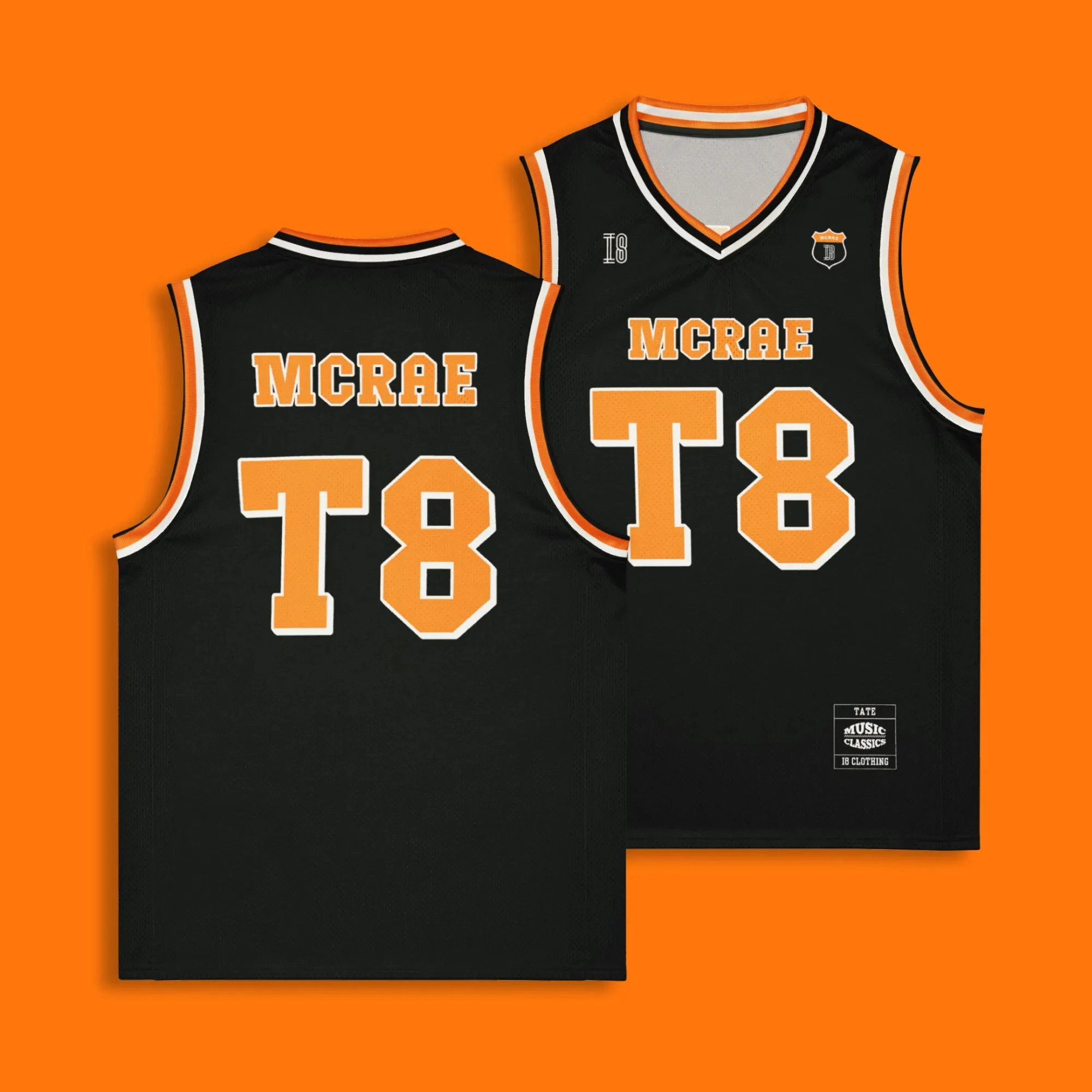 

New Motorcycle Racing Enthusiast T8 Mcrae x Lando Norris Basketball Jersey Men Women Summer Breathable Speed Drying Sports Tee