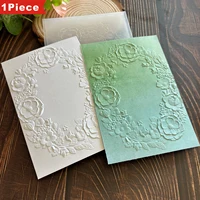 Beauté naturelle : la danse harmonieuse des fleurs et des feuilles "Dessin dossier en relief 3D - Convient pour la fabrication de cartes et de scrapbooking 4