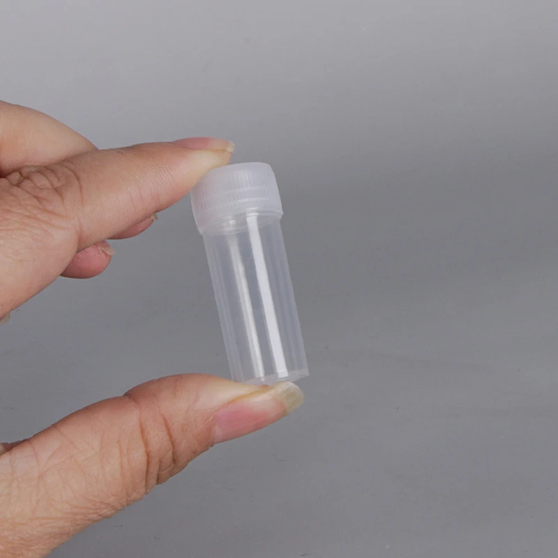 50Pcs Plastic Bottle Sample Jar 5g Small Barrel Vials Capsule Storage Container