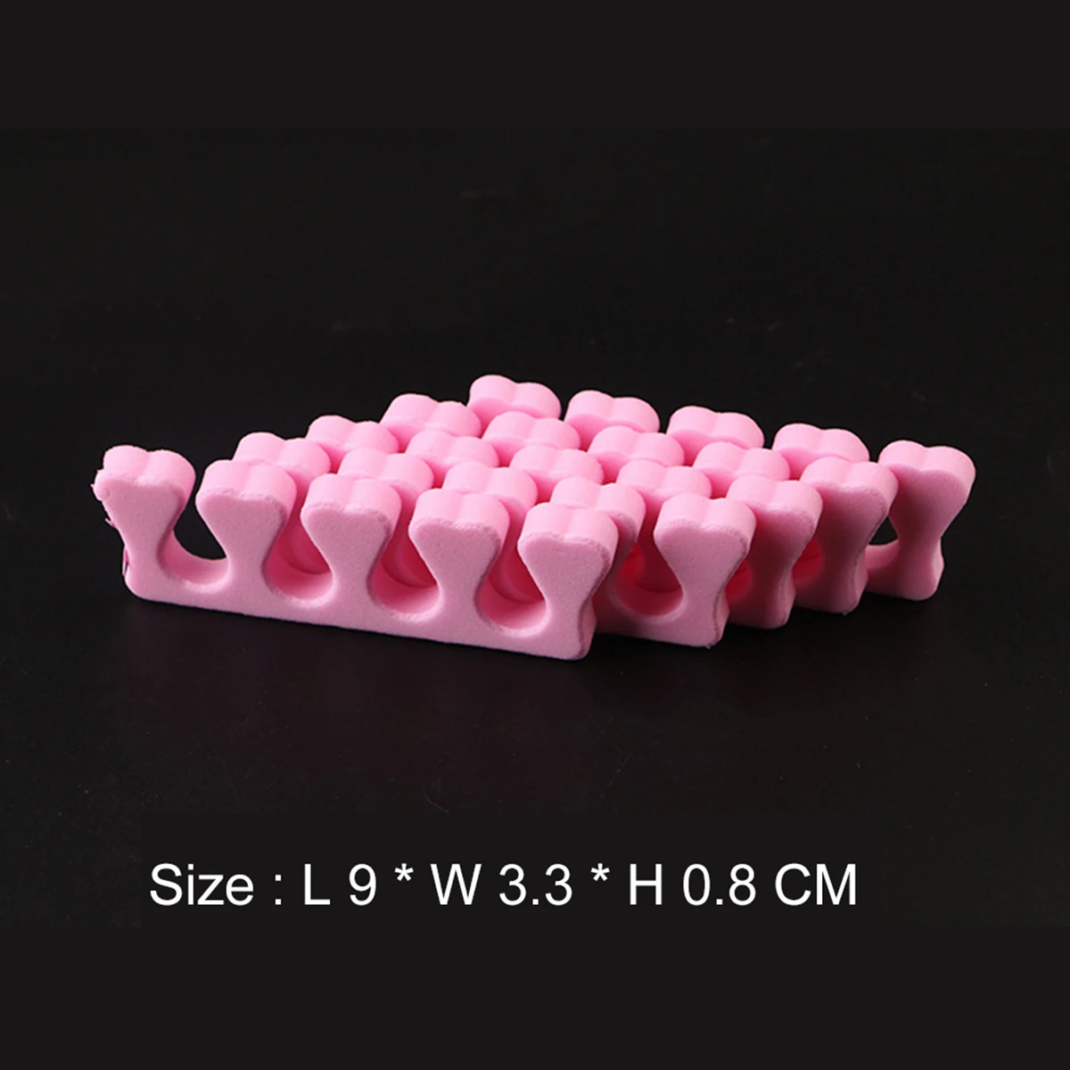 

2Pcs Nail Art Toe Separators Foam Spacers Comfortable Material Pedicure Accessories Finger Splitter Tools Easy Use