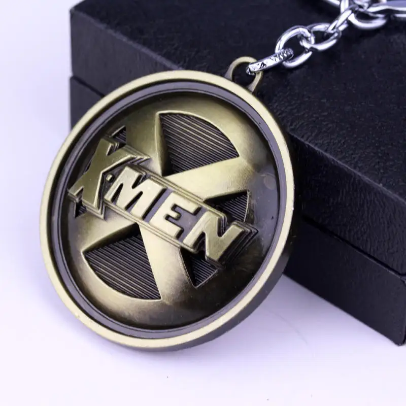 Disney Marvel X-Men Wolverine Keychain Metal Keyring Fashion Gift Creative Jewelry Couple Car Key Chain Student Backpack Pendant