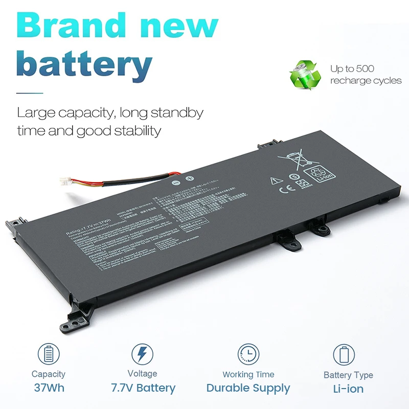 Somi C21N1818-3 C21N1818 Laptop Battery for ASUS VivoBook 17 X712 X712FA X712FB F512DA F512FA F512FB F512FJ Replacement Bateria