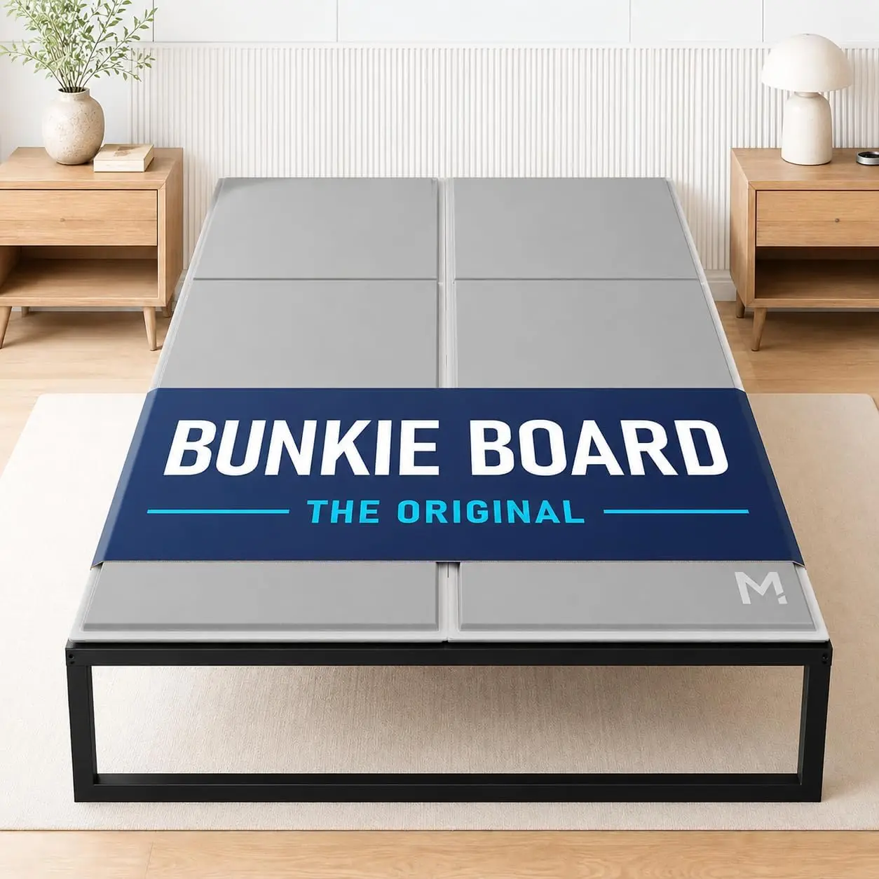 

Original Bunkie Board Queen Size (60x80) - Non-Slip Breathable Bed Support Board for Slatted Bed Frame, Anti-Sag Under Bed