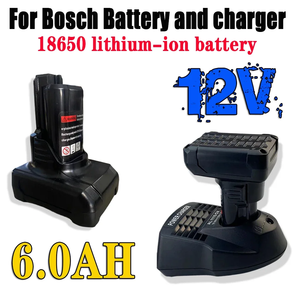 

6000Mah for Bosch BAT420 Rechargeable Battery 12V Li-Ion For BAT420 BAT412A BAT413A D-70745Gop 2607336013 2607336014