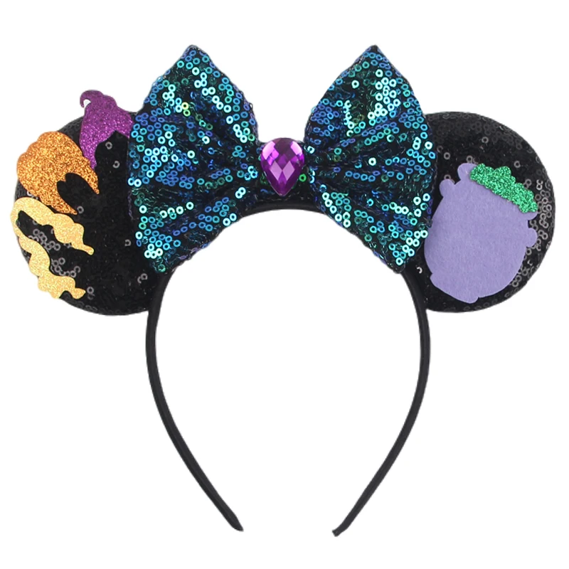 Kids Girls Devil Purple Mickey Mouse Costume Hair Headband for Cosplay Festival Headband Halloween Cosplay Women Girls Mouse Ears  main image 4