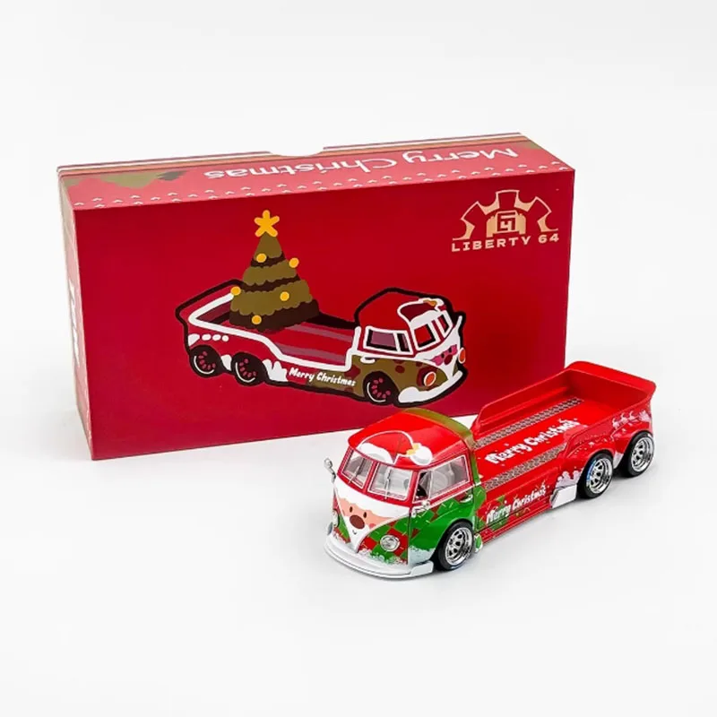 Liberty64 Alloy 1:64 Scale VW T1 Modified Trailer Car Model Adult