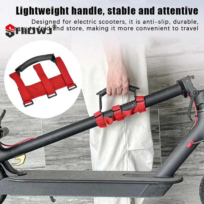 

Ручка для переноски скутера, портативная ручка для переноски, ремни, ручки, повязка, совместимая для скутера M365 Pro ES1 ES2 ES3 ES4