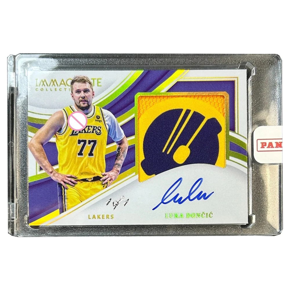 PANINI Luka Doncic DIY HOMEMADE Jersey material collection card bricks Basketball boy birthday present glitter signature texture
