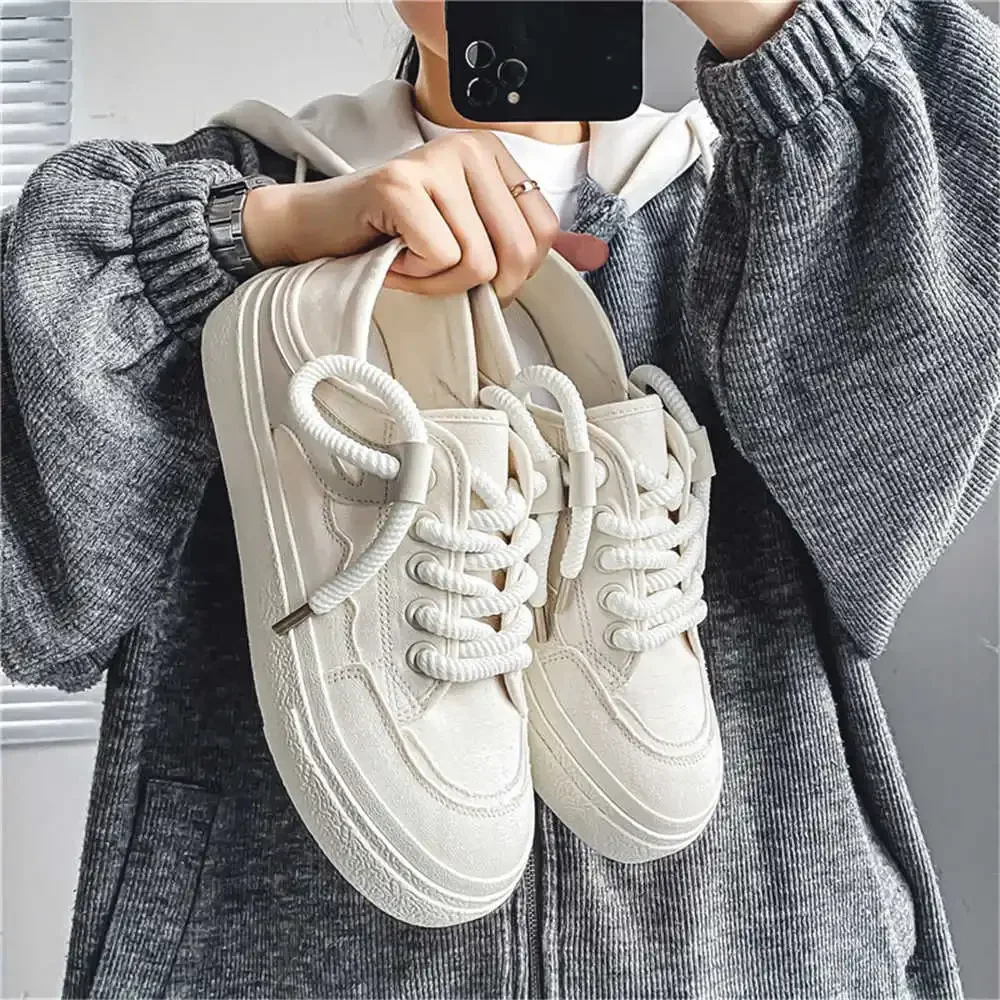 Round Toe Rap Men's White Sneakers Shoes Casual Funny Products Classic Shoes Sports High-quality Pretty High Tech