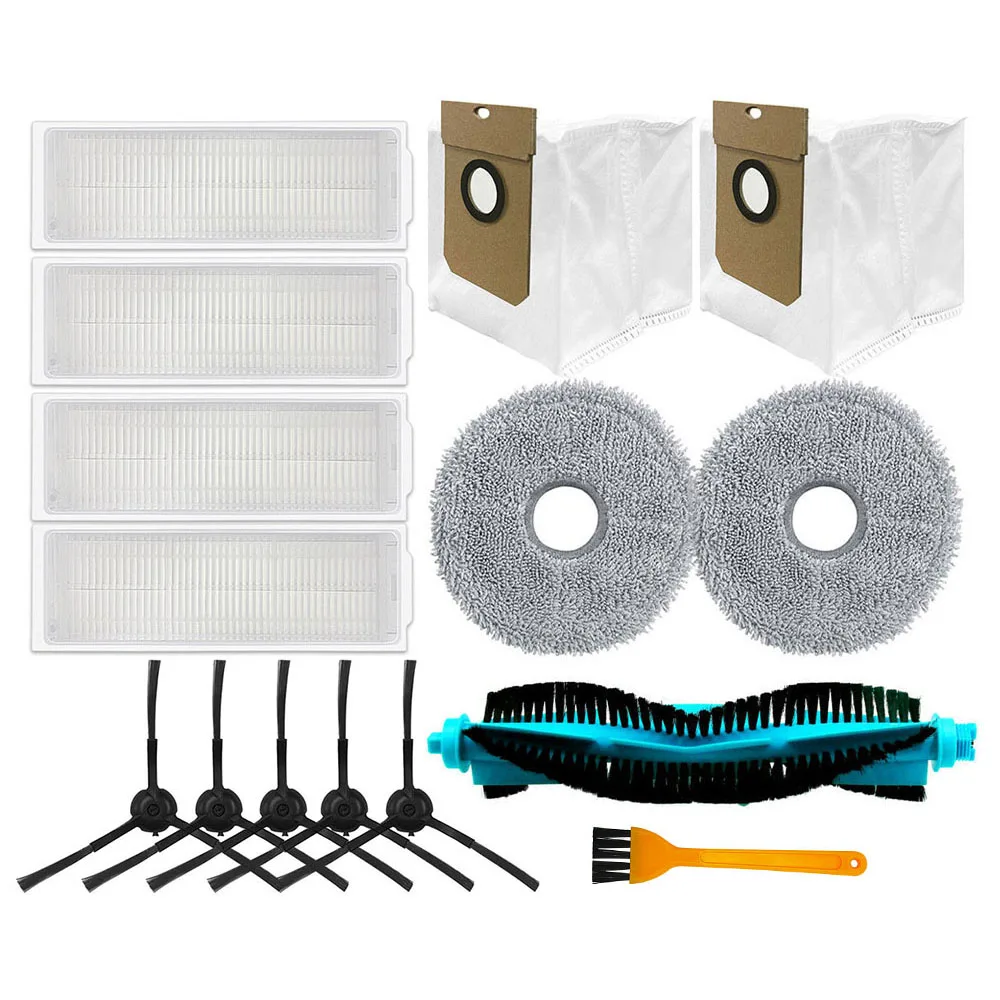 Bolsas de polvo para Conga 11090 Spin Revolution, filtro Hepa, mopa, paños para Conga 11090 Spin Revolution, cepillo principal, cepillos laterales