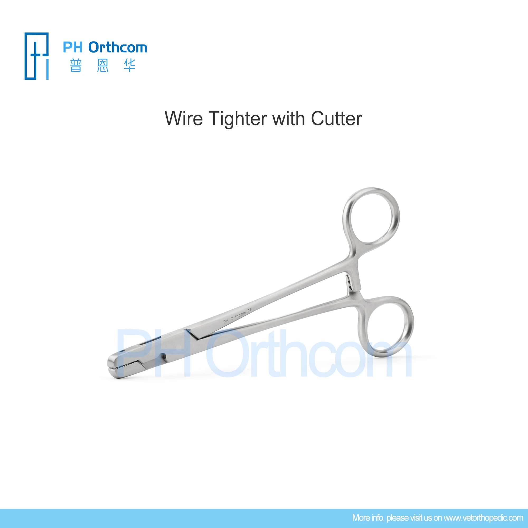 PurrWoof Stainless Steel Wire Tighter with Cutter for Veterinaria Pets Mascotas Orthopedic Surgical Use Surgery Instruments