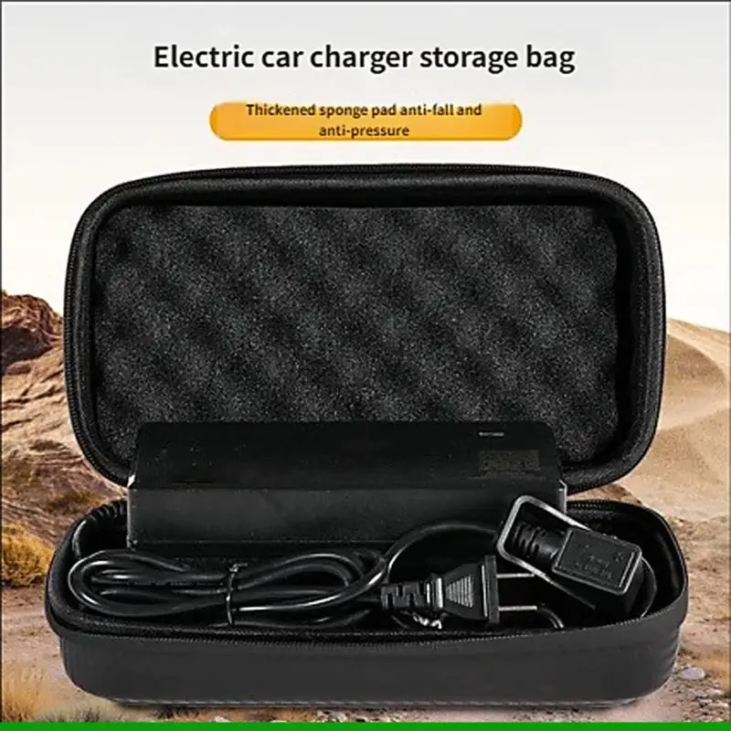 U55C Compact EVA Travel Portable Carrying Box Case For Electric Scooter And Bike Adapter‌ With Inner Padding