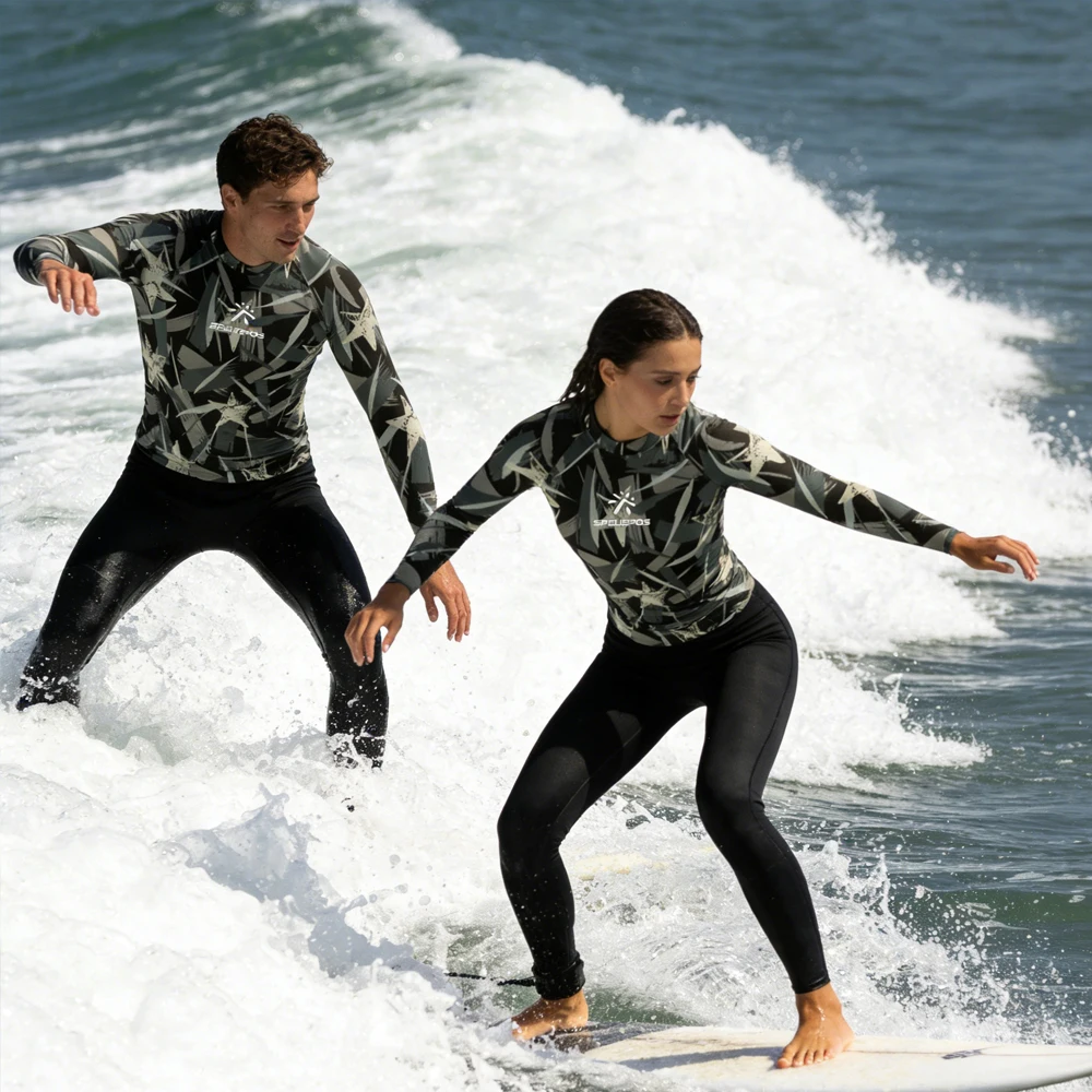 

Rash Guard Long Sleeve Men's and Women's Surfing Clothing High Quality Surf Shirt Sportswear Clothes for Touring Water Sport