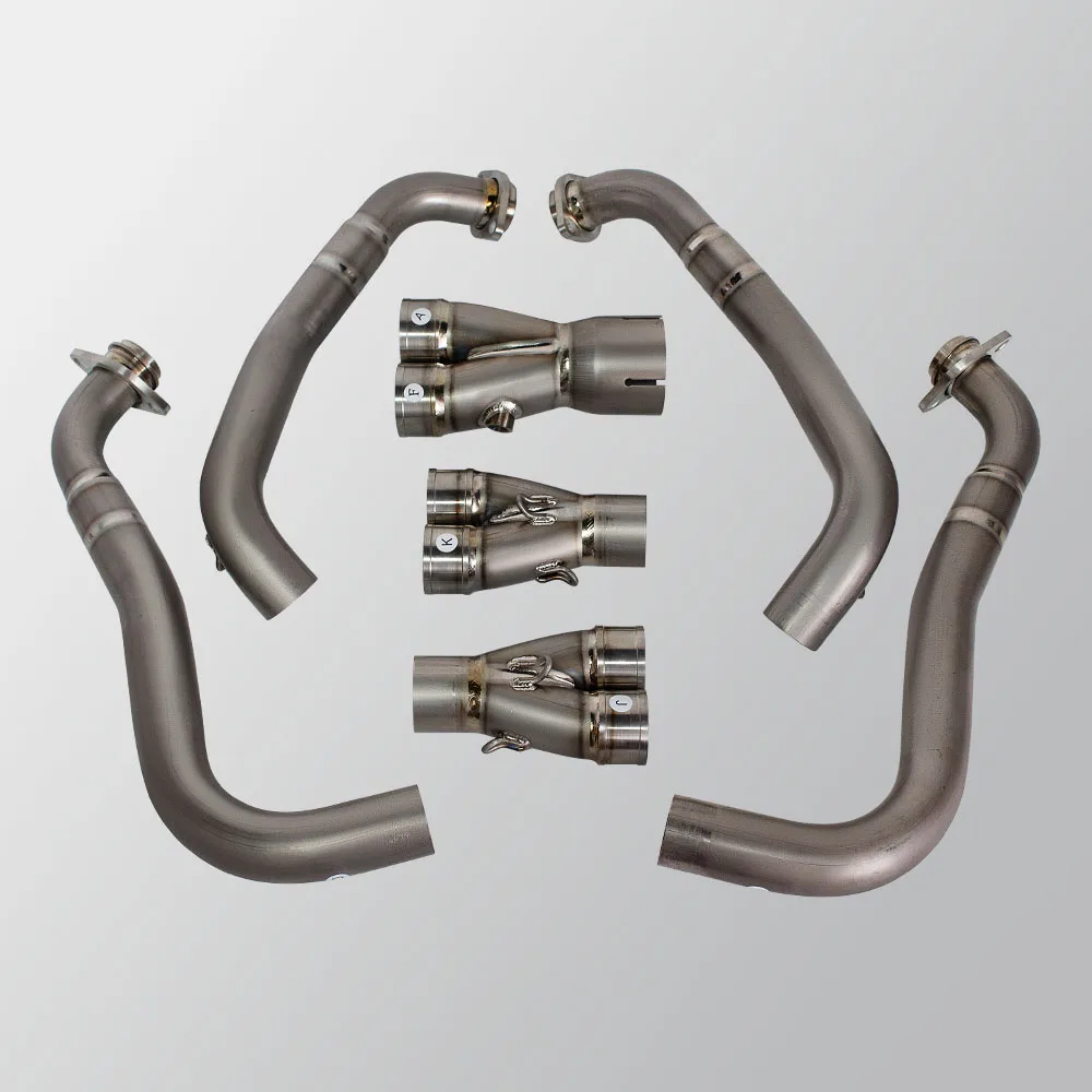 ZX6R Exhaust Headers Tube For Kawasaki ZX-6R ZX636 2021-2026 Motorcycle Exhausts Pipe Kit Super Racing 60MM Manifold Line
