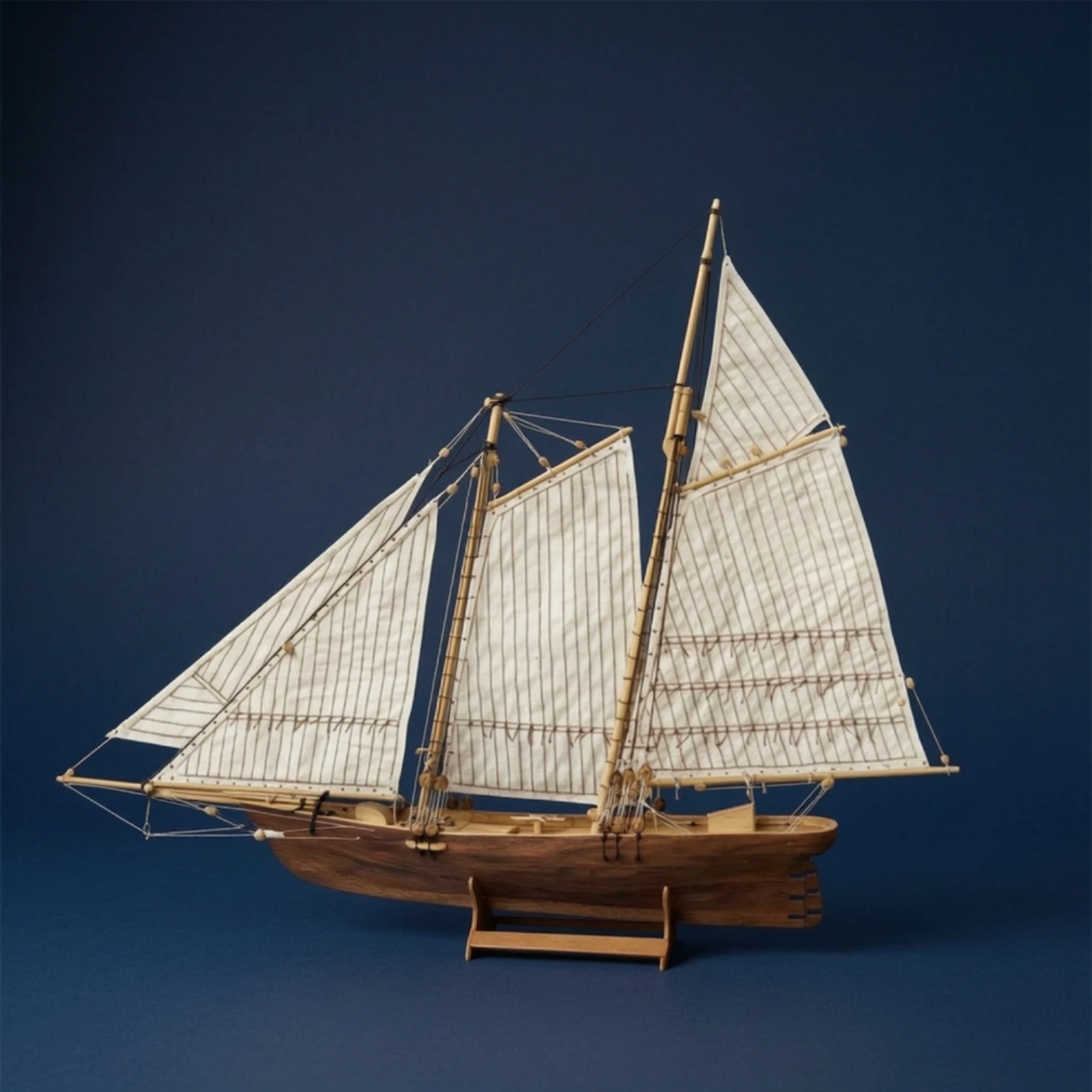 Wooden Sailboat Kit 1:66 Scale - Model Kit Wood recension och pris