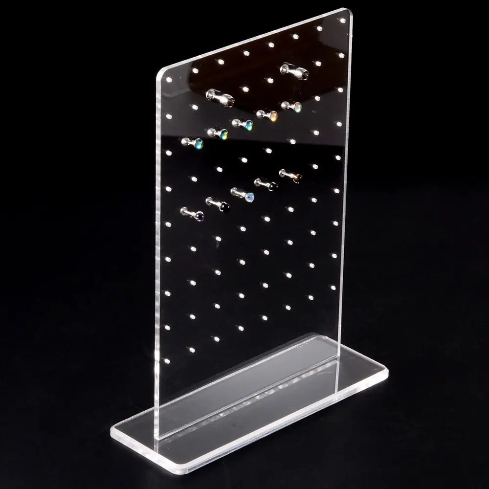Acrylic Tongue Piercing Polish Rack Nipple Ring Storage Frame Earring Stand Body Piercing Jewelry Display Jewelry Display Rack