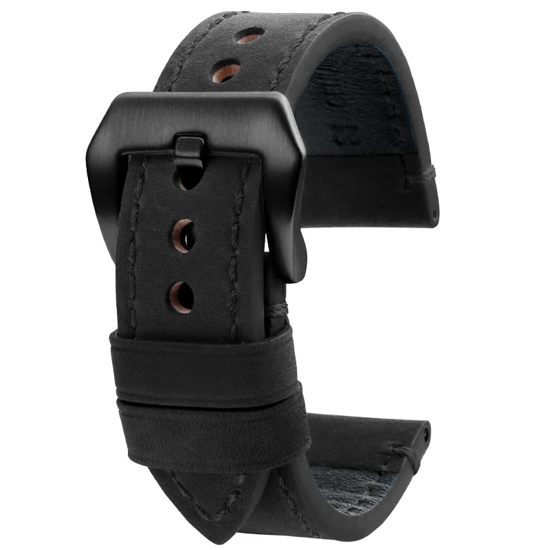 Nadaje się do Breitling pasek do zegarka Avengers Super Ocean mechaniczny Timing Vintage prawdziwa skóra zegarek akcesoria do paska 22 24m